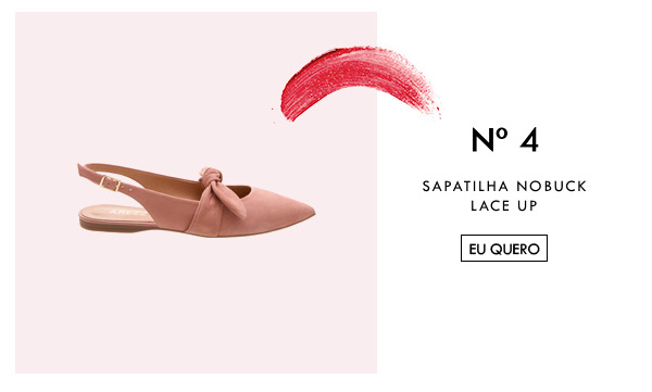 Sapatilha Nobuck Lace Up